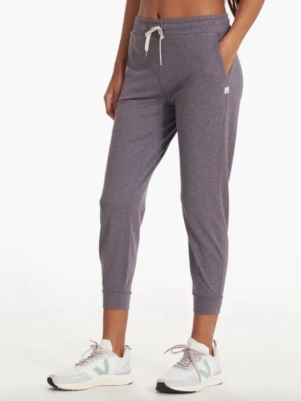 Vuori DreamKnit Performance Joggers Heathered Purple Large